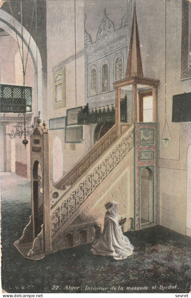 ALGER  -  Intérieur De La Mosquée Et Djedid - Algiers