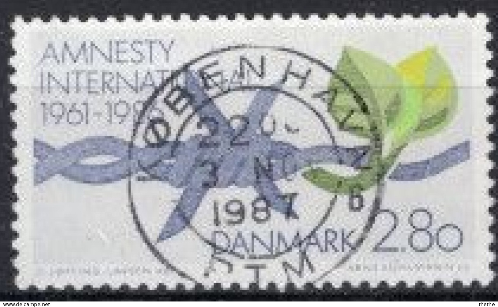 DANEMARK - Amnesty International - Used Stamps