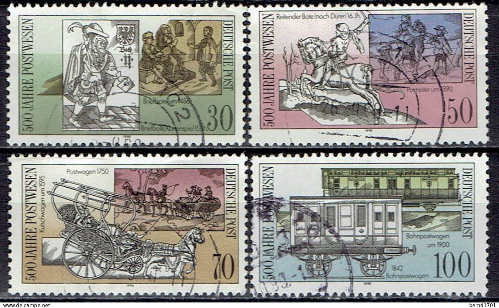 DDR / GDR - Mi-Nr 3354/3357 Gestempelt / Used (J1304) - Gebraucht