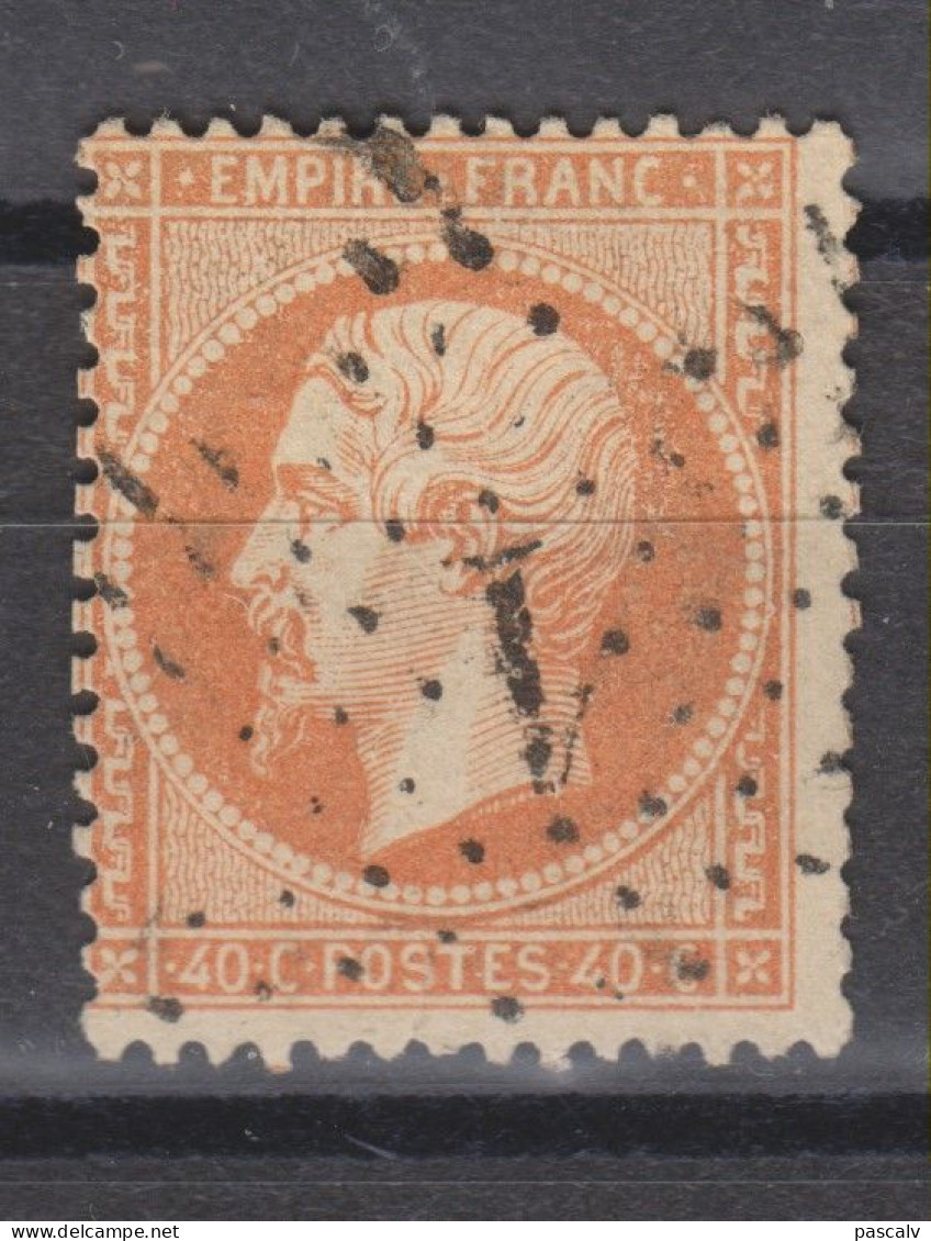 Yvert 23 Oblitération étoile De Paris 1 - 1862 Napoleon III