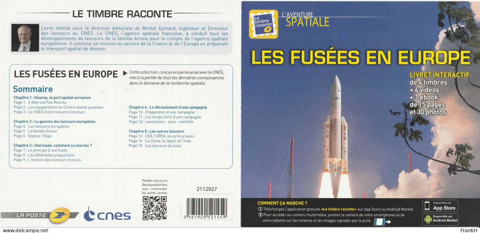 L'Aventure Spaciale - Les Fusées - Neuf - Autoadhesif - Autocollant - Collector 2012 - Collectors