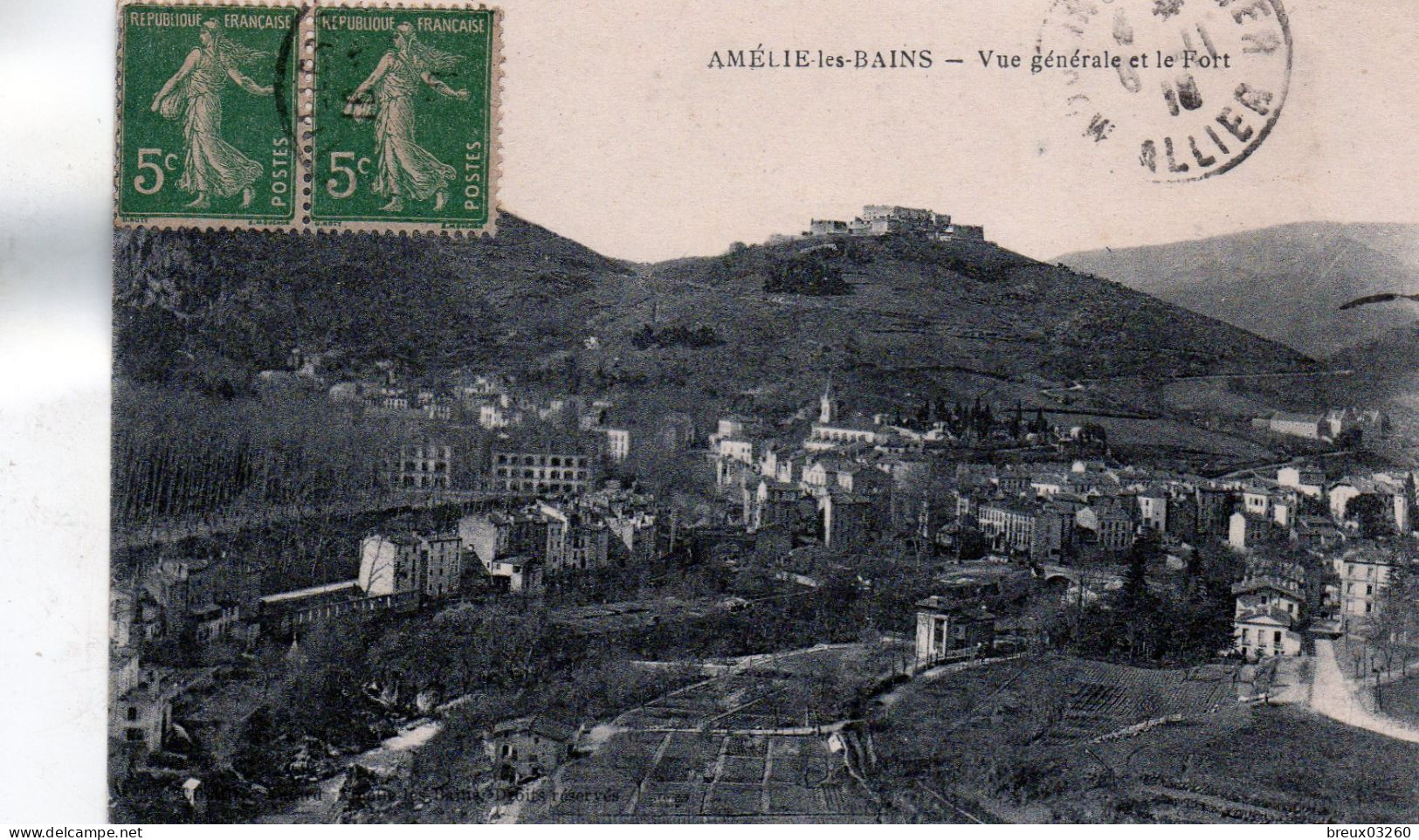 CP - AMELIE Les BAINS - Vue Générale - - Amélie-les-Bains-Palalda