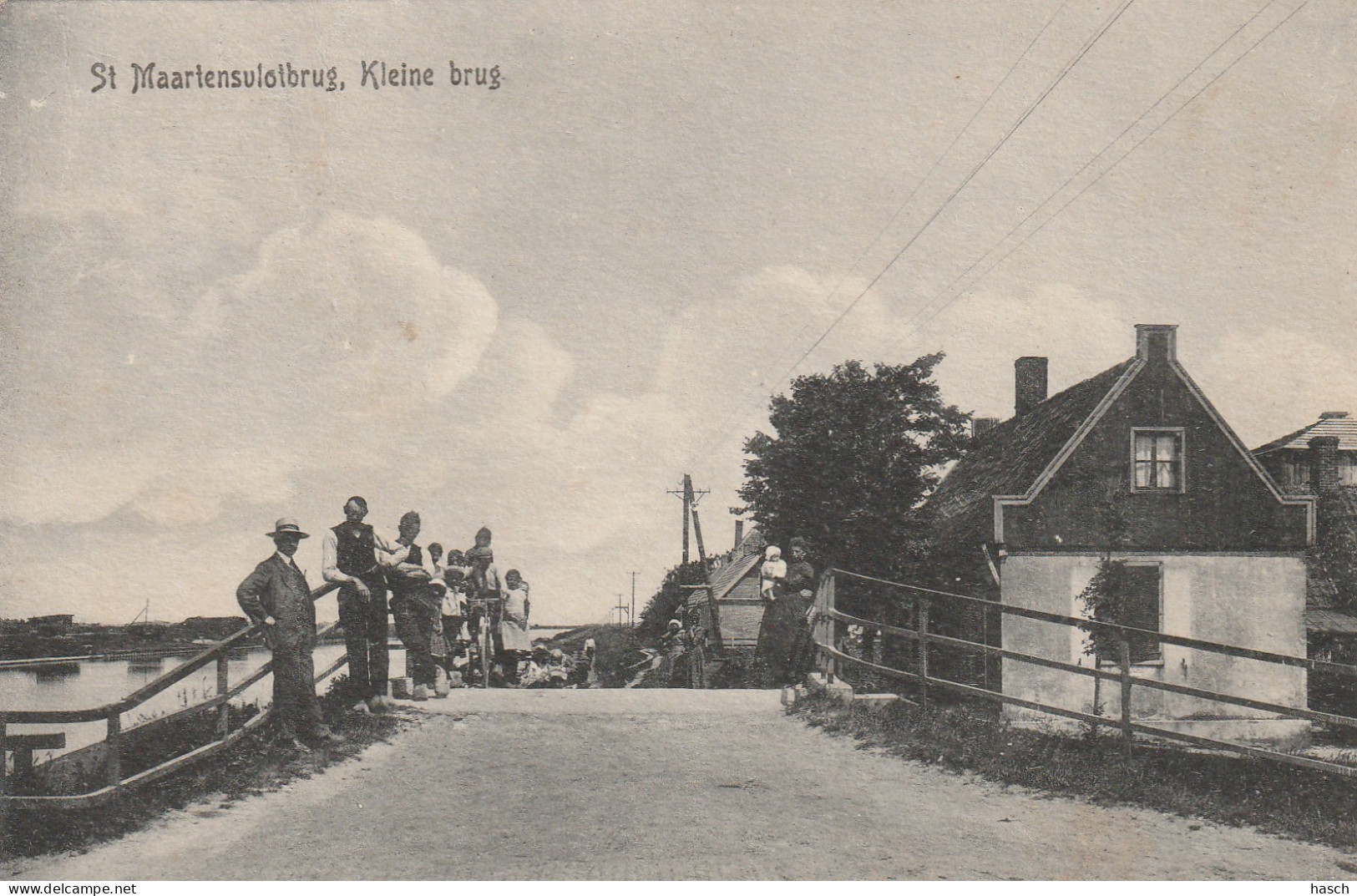 4933 12 St Maartensvlotbrug, Kleine Brug. 1918.  - Otros & Sin Clasificación
