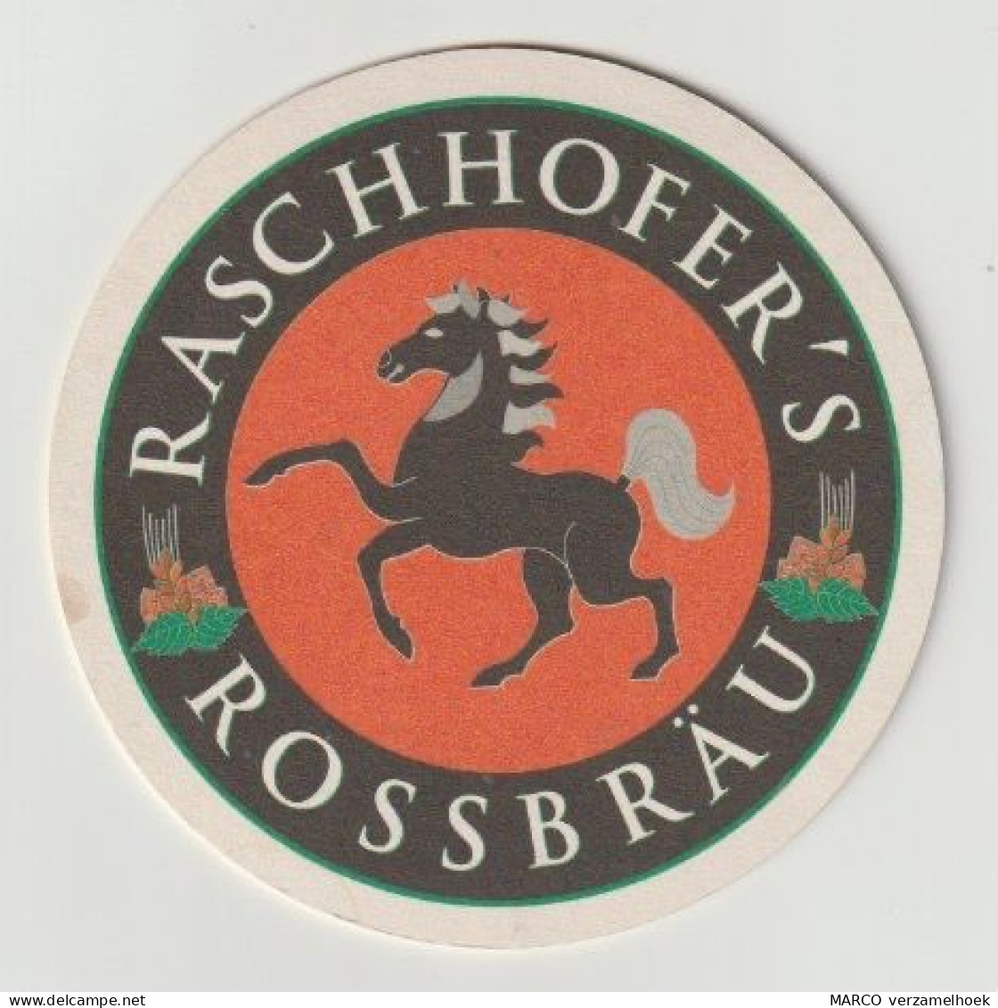 Bierviltje-bierdeckel-beermat Raschhofer's Rossbräu Salzburg (A) - Sotto-boccale