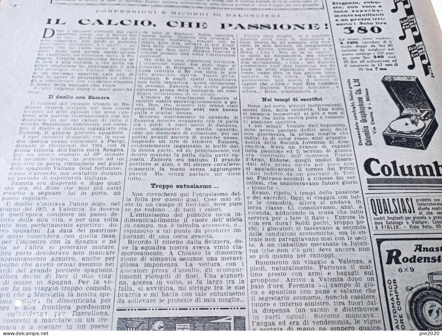 DOMENICA DEL CORRIERE 1930 MARSALA GALLARATE VILLAVALLELONGA ARTICOLO DI ARMANDO FALCONI ADOLFO BALONCIERI - Altri & Non Classificati