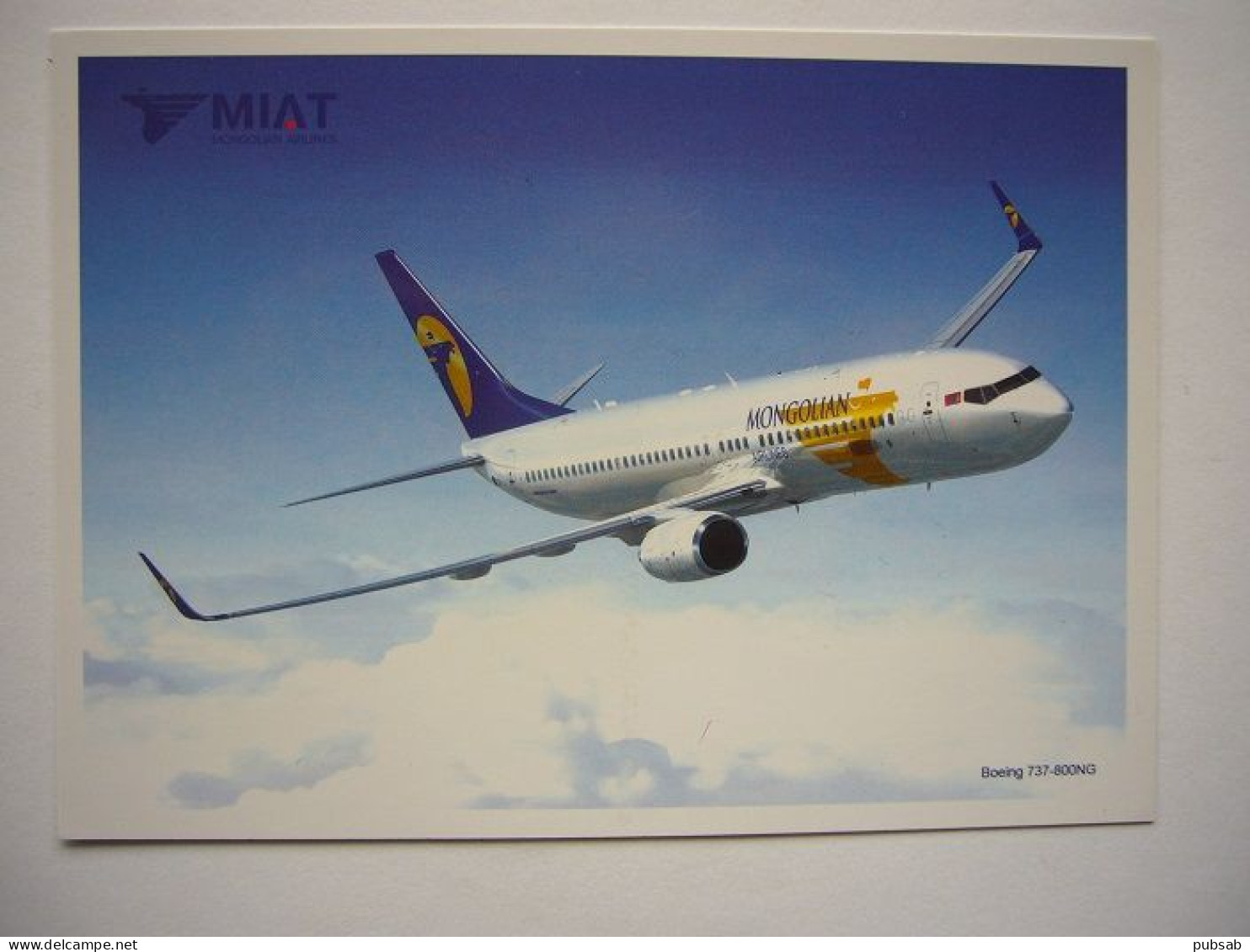 Avion / Airplane / MIAT - MONGOLIAN AIRLINES / Boeing B737-800NG / Airline Issue - 1946-....: Modern Tijdperk