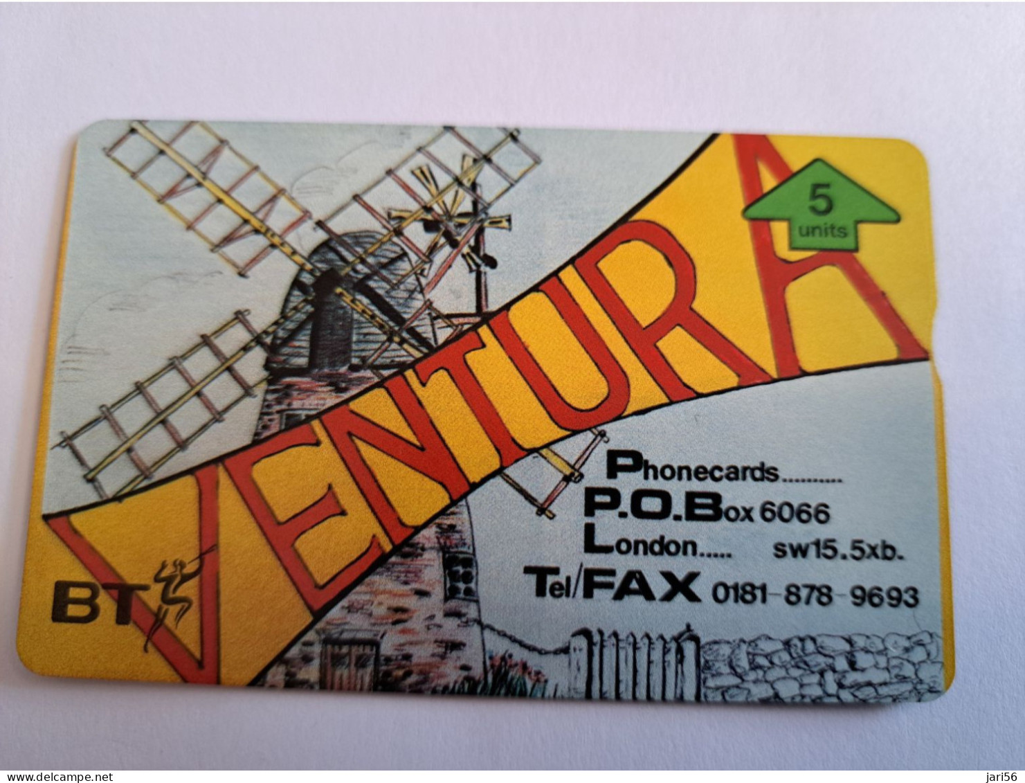 GREAT BRETAGNE/ L & G  5 UNITS /  VENTURA / MILL  /  / 505D /  MINT CARD **16602** - BT Edición Extranjera