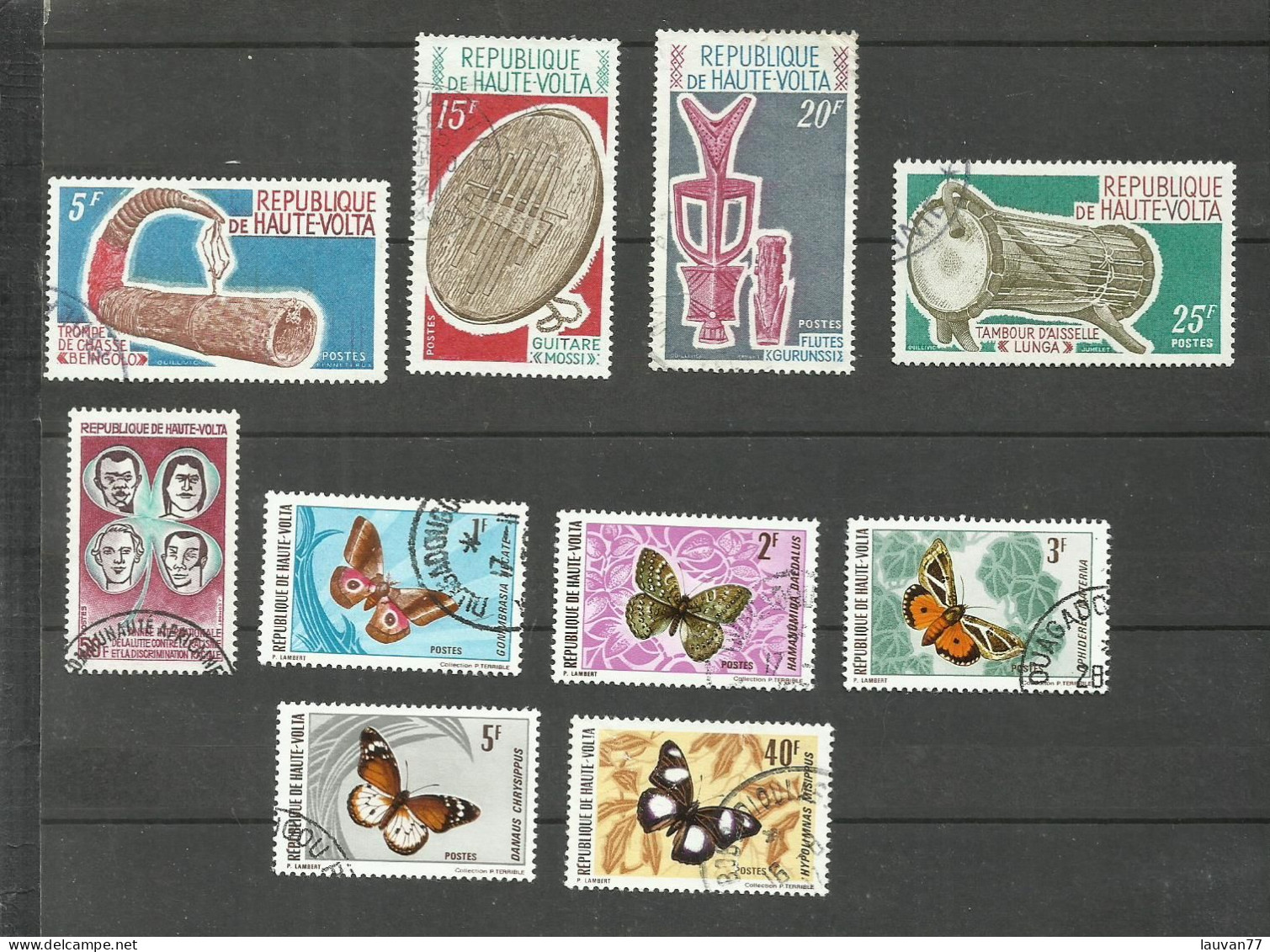 HAUTE-VOLTA N°234 à 238, 242 à 246 Cote 4.80€ - Upper Volta (1958-1984)