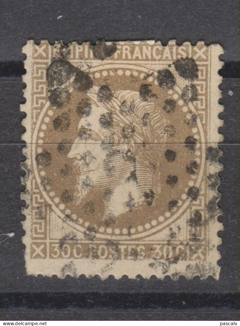 Yvert 30 Oblitération étoile De Paris 3 - 1863-1870 Napoleon III With Laurels