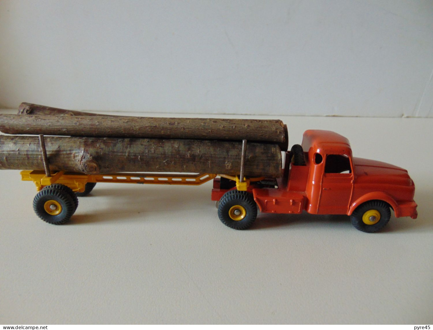" Tracteur Willème Avec Semi-remorque Fardier " Dinky Supertoys, Meccano, Avec Sa Boite - Toy Memorabilia