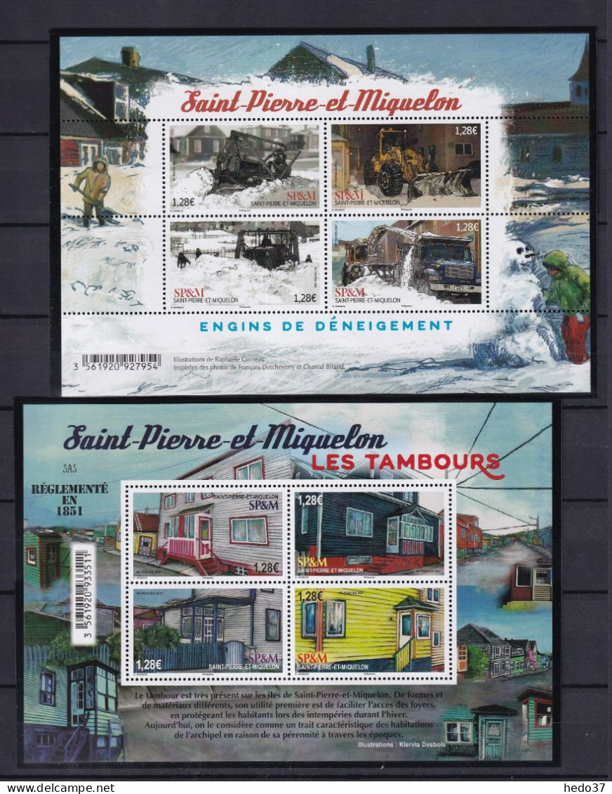 St Pierre Et Miquelon Timbres De 2021 - Neuf ** Sans Charnière - TB - Unused Stamps