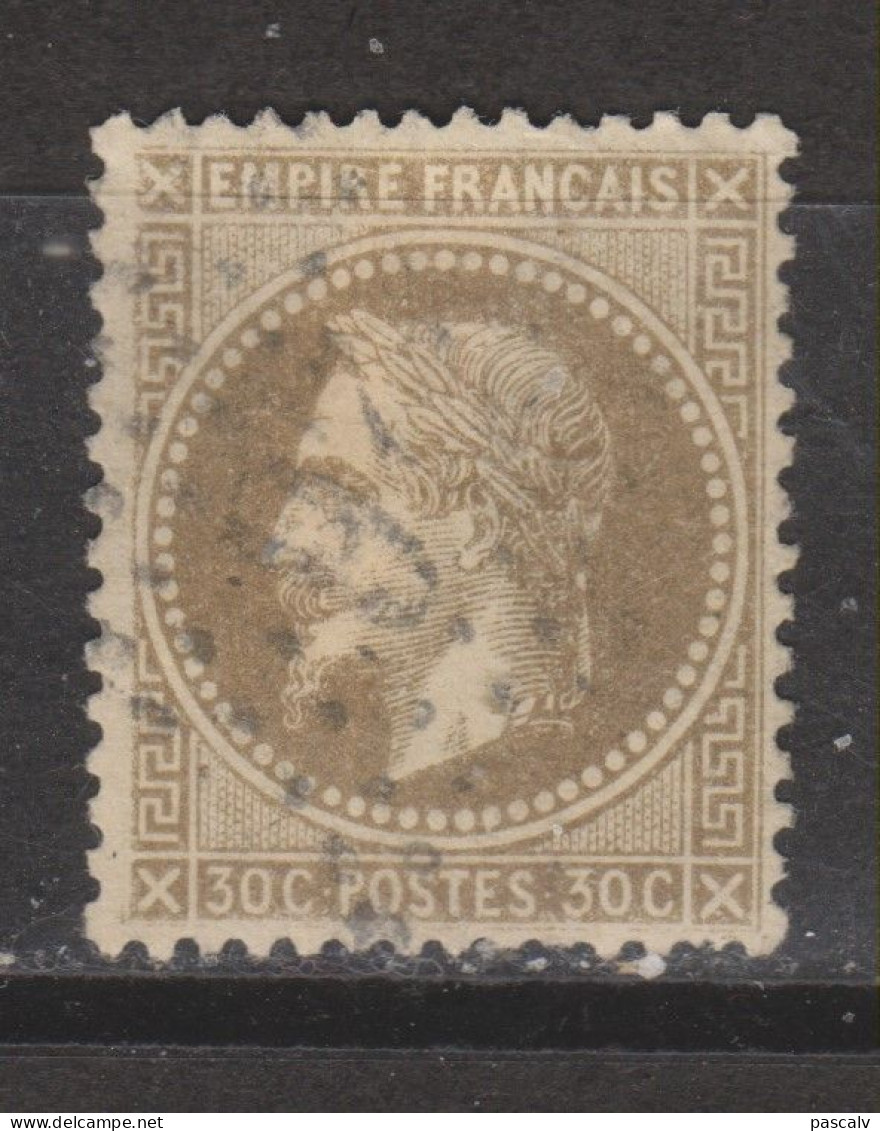 Yvert 30 Oblitération étoile De Paris 6 - 1863-1870 Napoleone III Con Gli Allori