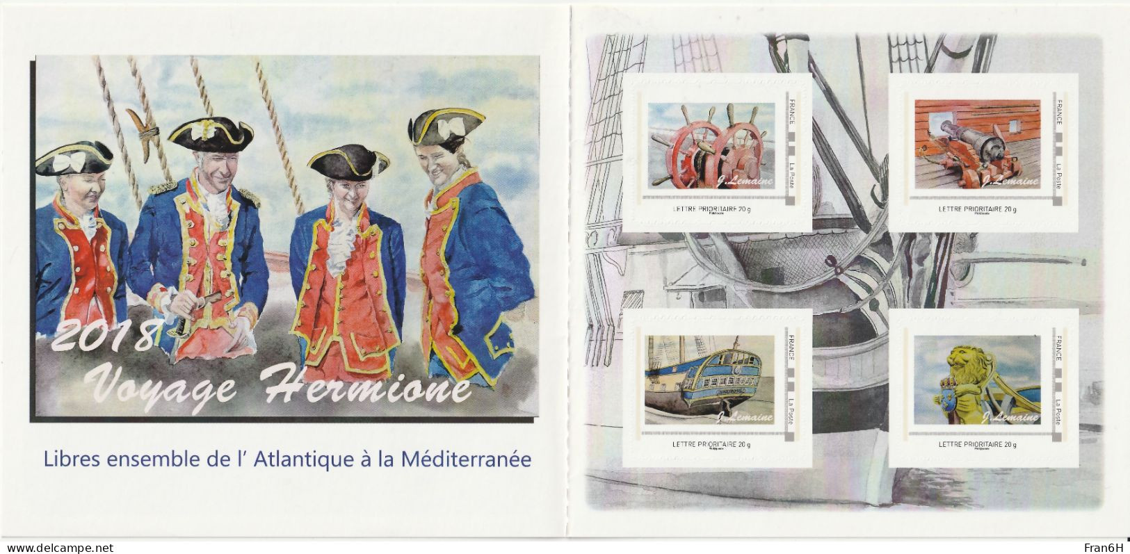 Collector - Voyage Hermione 2018 - Rochefort - Autoadhesif - Autocollant - - Collectors