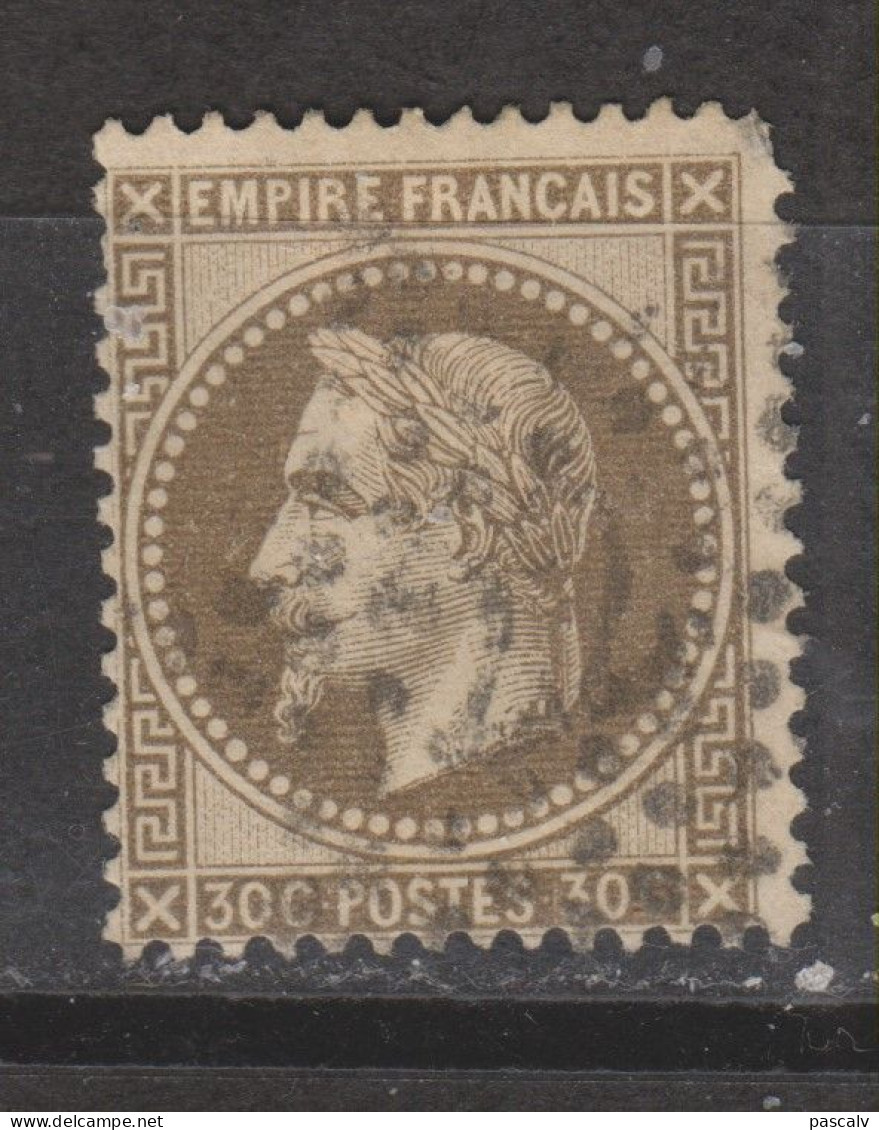 Yvert 30 Oblitération étoile De Paris 22 - 1863-1870 Napoleon III With Laurels