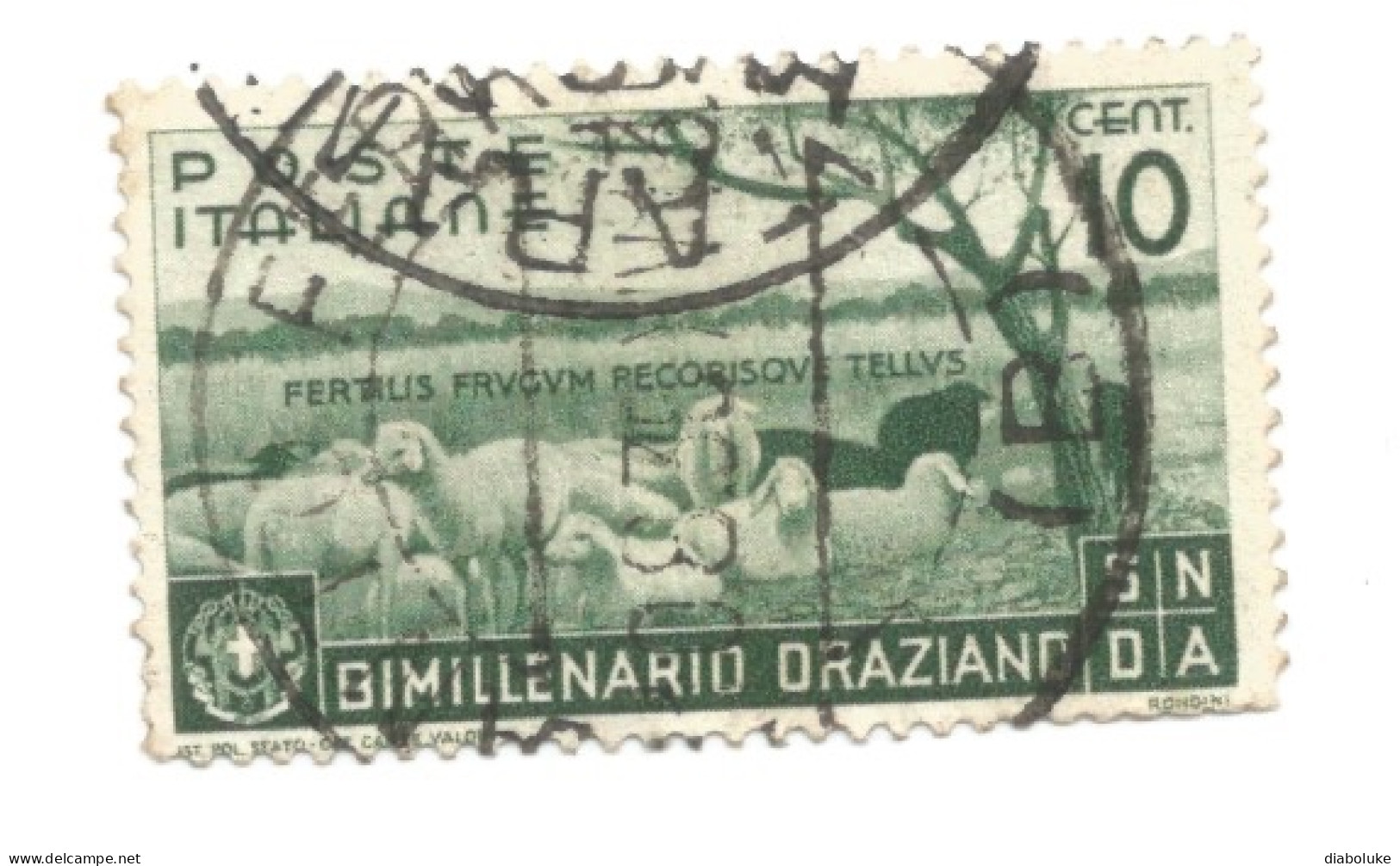 (REGNO D'ITALIA) 1936, BIMILLENARIO ORAZIANO - 4 Francobolli Usati - Gebraucht