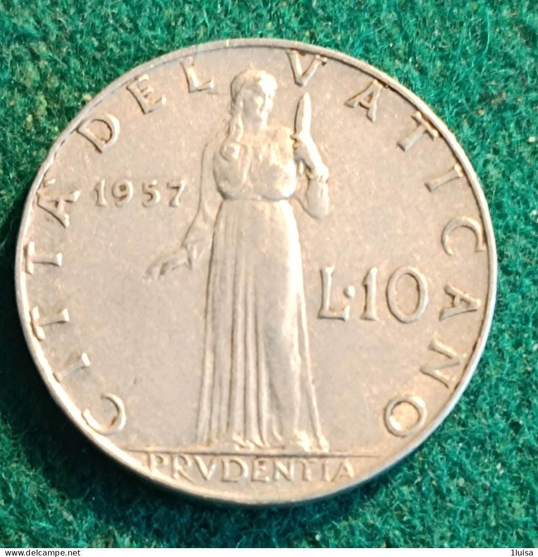 Vaticano 10 Lire 1957 - Vaticaanstad