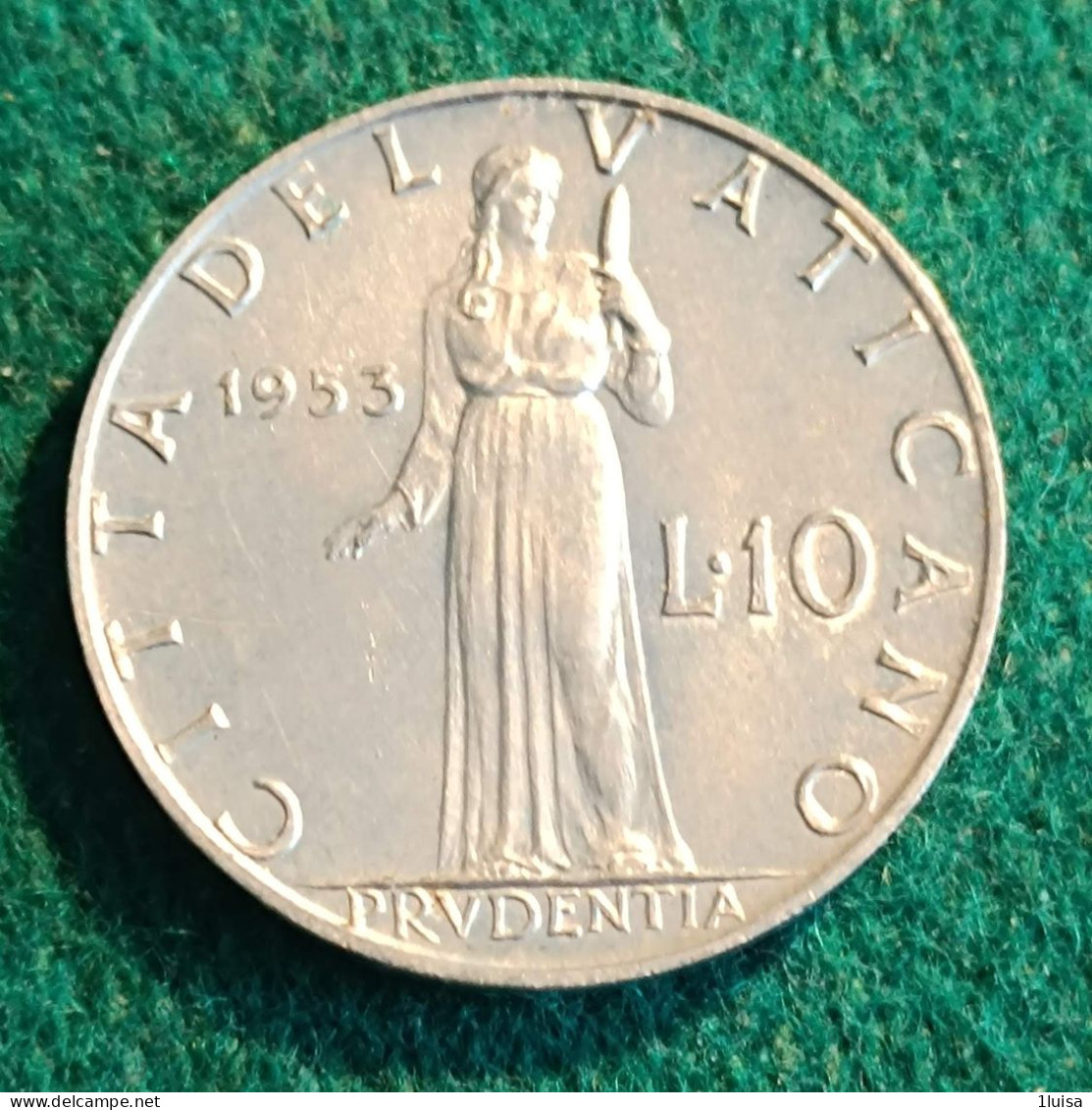 Vaticano 10 Lire 1955 - Vatikan