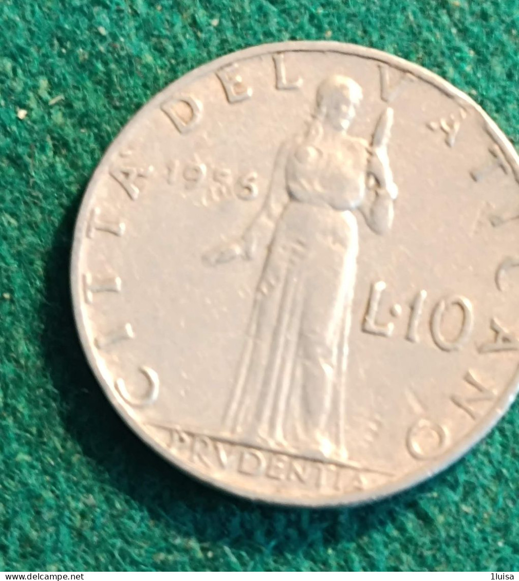 Vaticano 10 Lire 1956 - Vaticaanstad