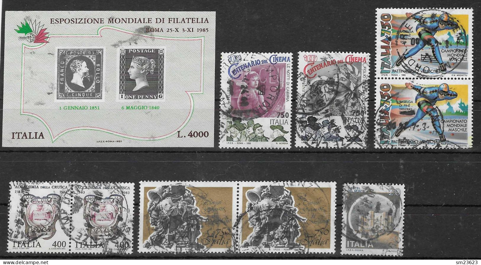 Italien / Italia ,  Kleines Gemischtes Interessantes Lot (06) - Unsortiert - Gestempelt / Fine Used / (o) - Lots & Kiloware (mixtures) - Max. 999 Stamps