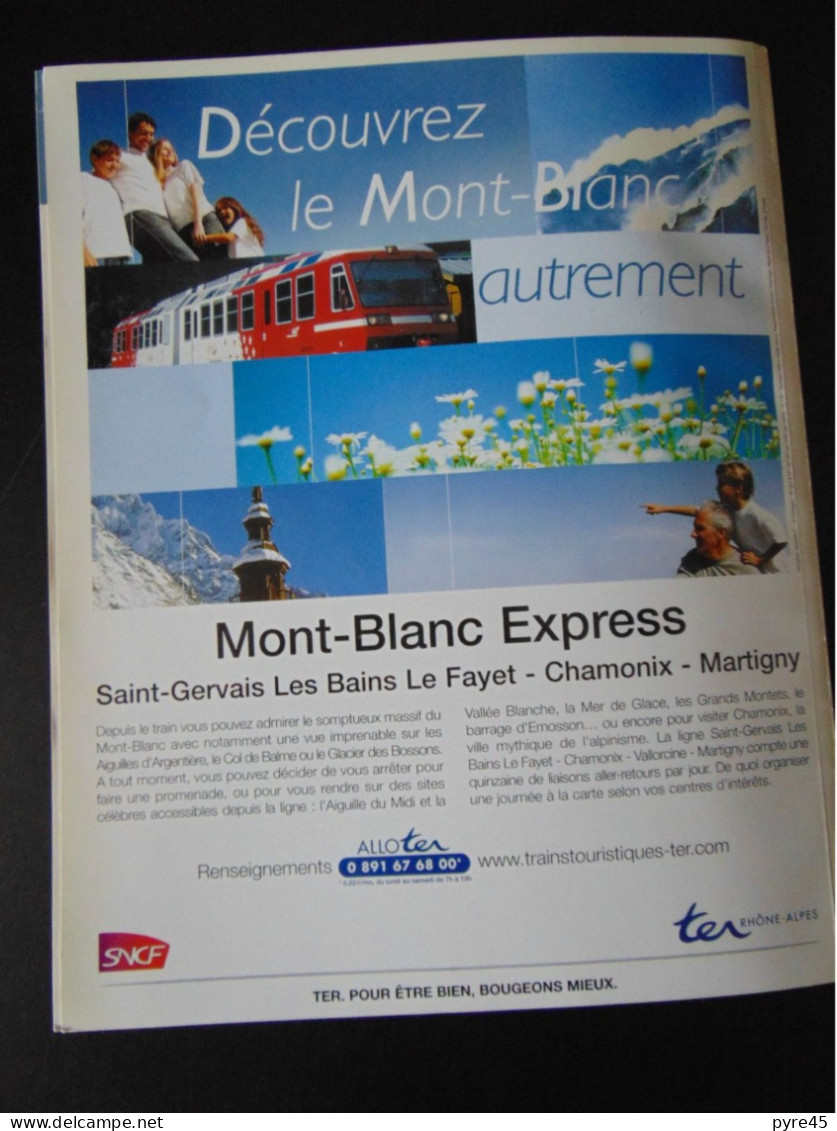 REVUE PAYS DE RHONE ALPES HORS SERIE N° 5H 4807 UN MYTHE NOMME MONT BLANC - Geografía