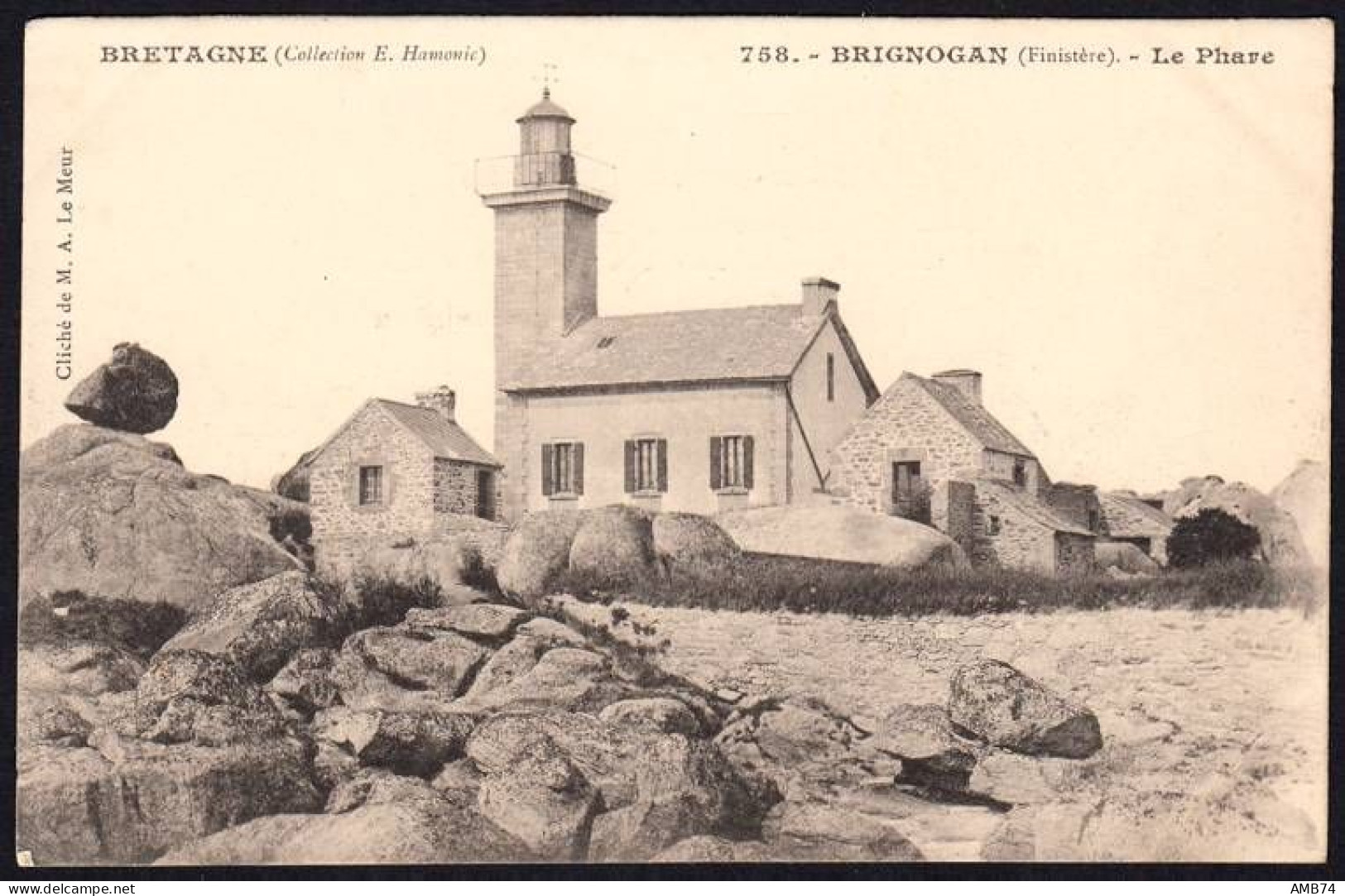 29-0014 - Carte Postale FINISTERE (29) - BRIGNOGAN - Le Phare - Brignogan-Plage