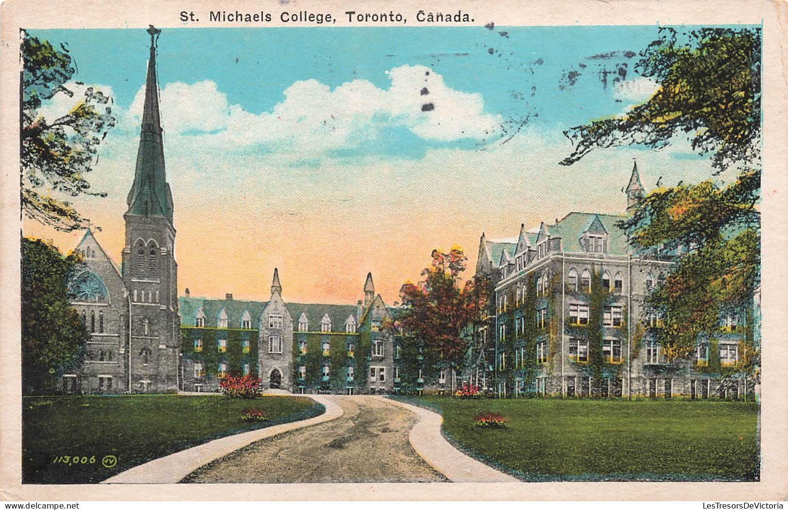 CANADA - St Michaels College - Toronto - Canada - Vue Générale - Colorisé - Carte Postale Ancienne - Toronto