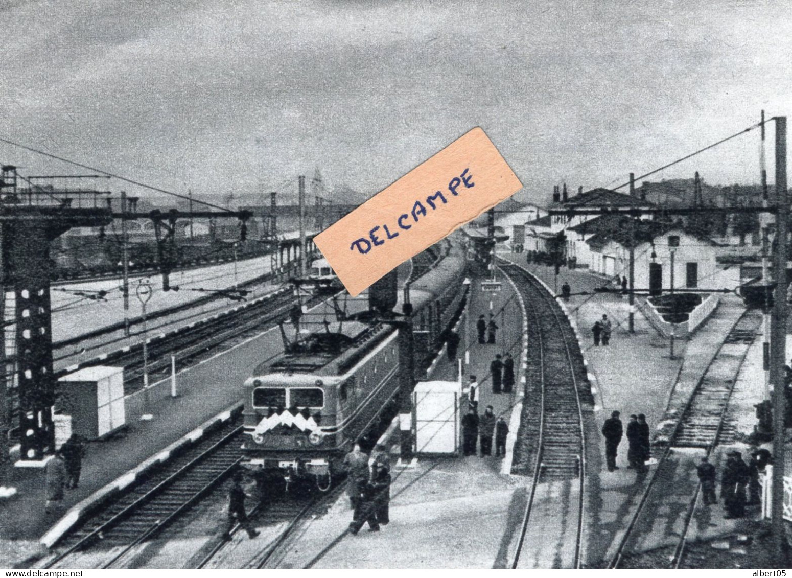 Electrification De La Ligne Lyon-Saint Etienne  Tramway Inaugural En Gare De Givors-Ville En 1950 - Reproduction - Givors