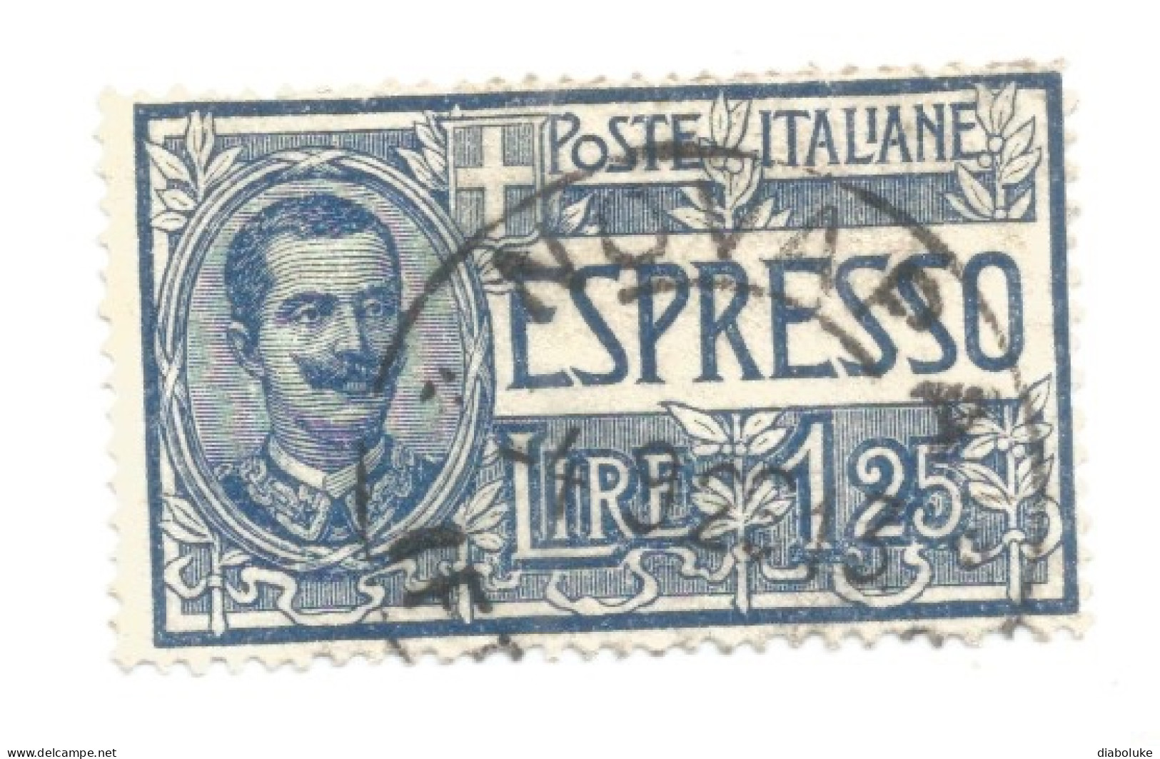 (REGNO D'ITALIA) 1925-1926, ESPRESSO, 1,25L - Francobollo Usato (CAT. SASSONE N.12) - Posta Espresso