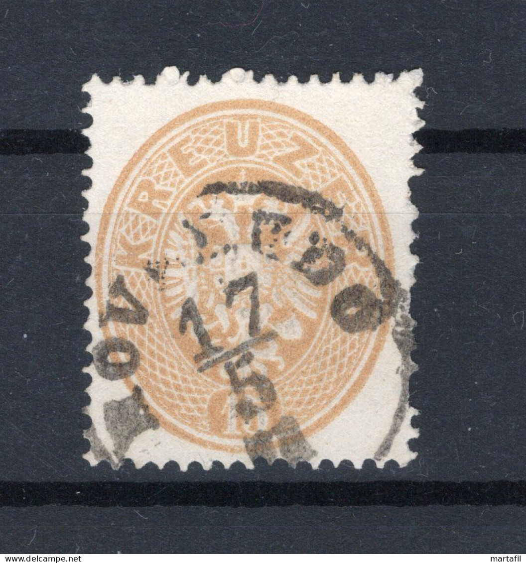 1863 AUSTRIA N.26 USATO 15K Bistro - Oblitérés