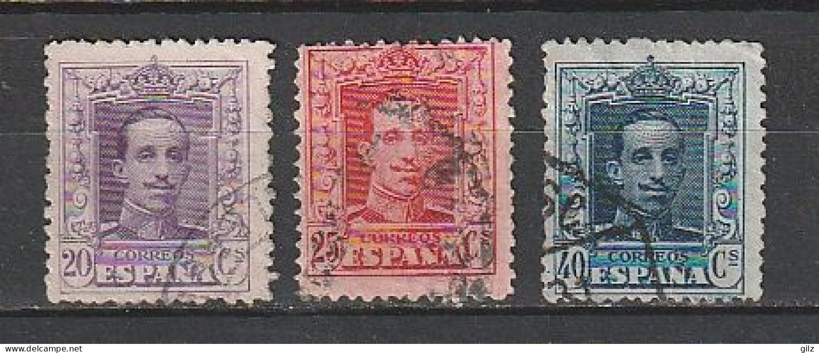 ESPAGNE (Y&T) N° 278-279-282 O - 1922-30 - Used Stamps