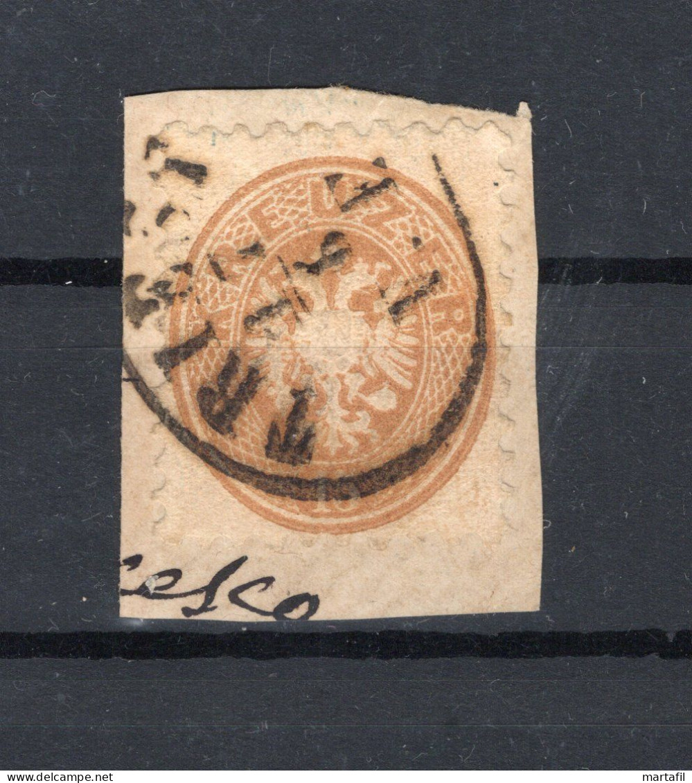 1863-64 AUSTRIA N.31 USATO 15K Bistro - Gebruikt
