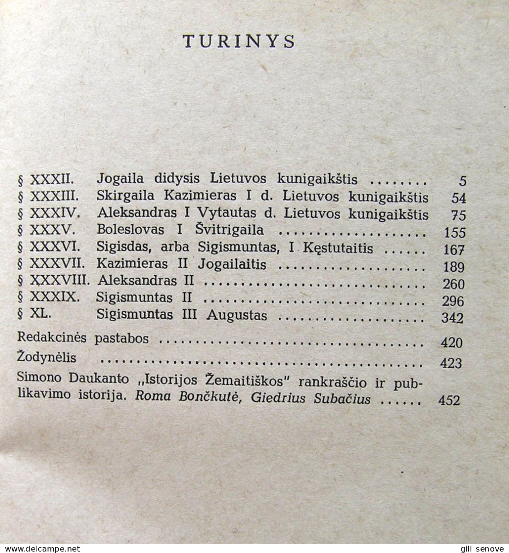 Lithuanian Book / Istorija žemaitiška II Tomas By Daukantas 1995 - Cultural