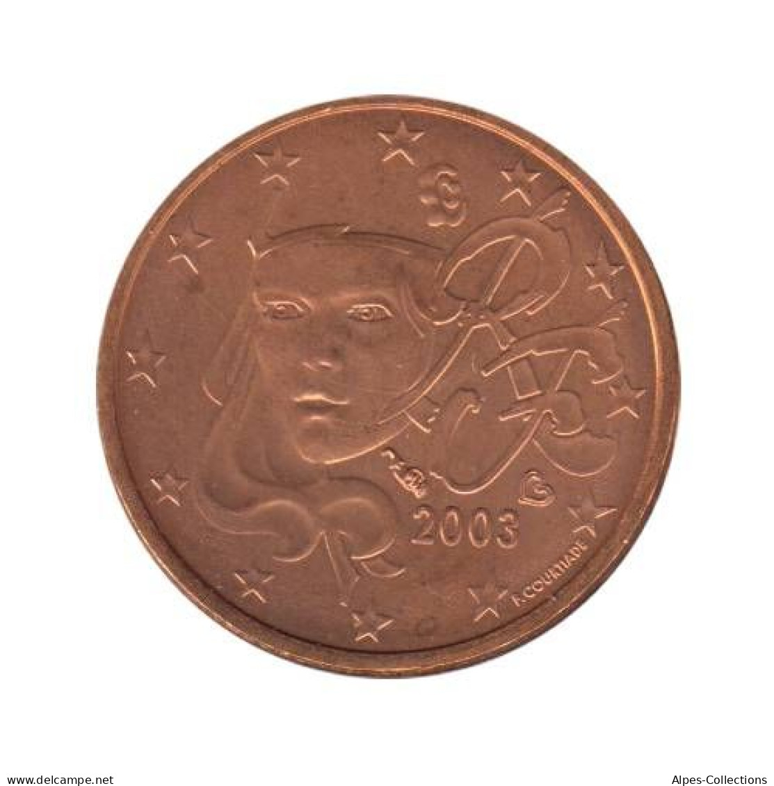 FR00103.1 - FRANCE - 1 Cent - 2003 - Frankreich