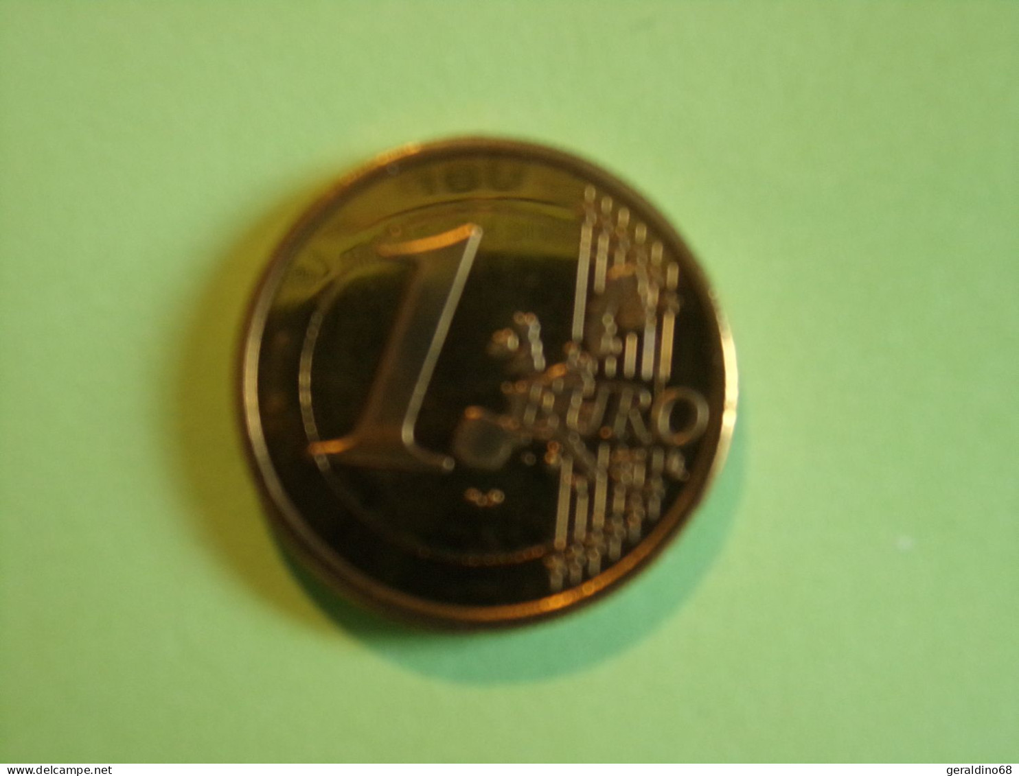 Pièce De 1 Euro Finlande 2005 Plaquée OR Non Circulée - Finlandía