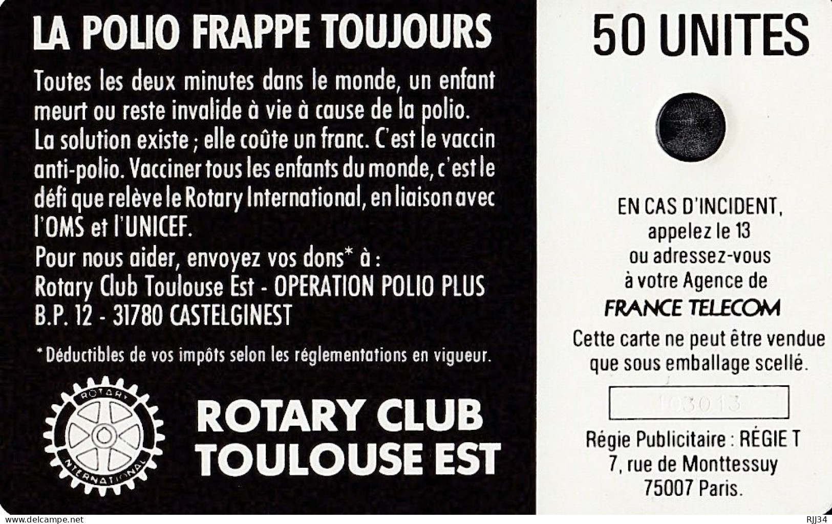 F27 POLIO Utilisé LUXE - 1988