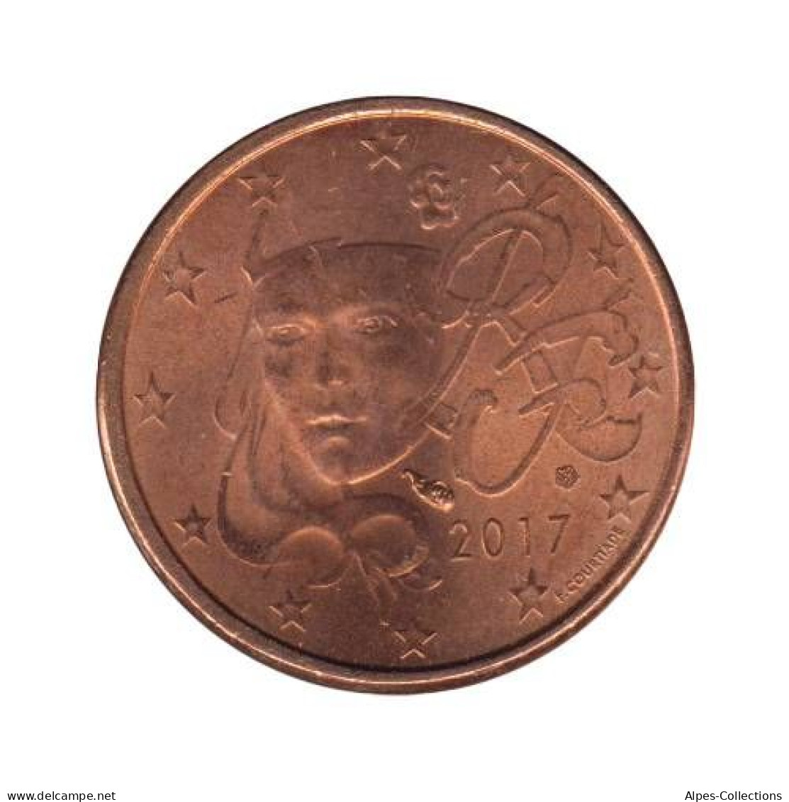 FR00117.1 - FRANCE - 1 Cent - 2017 - Francia