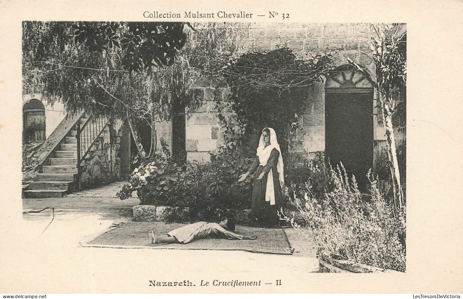 ISRAEL - Nazareth - Le Crucifiement - I I- Femme - Jeune Fille - Carte Postale Ancienne - Israele