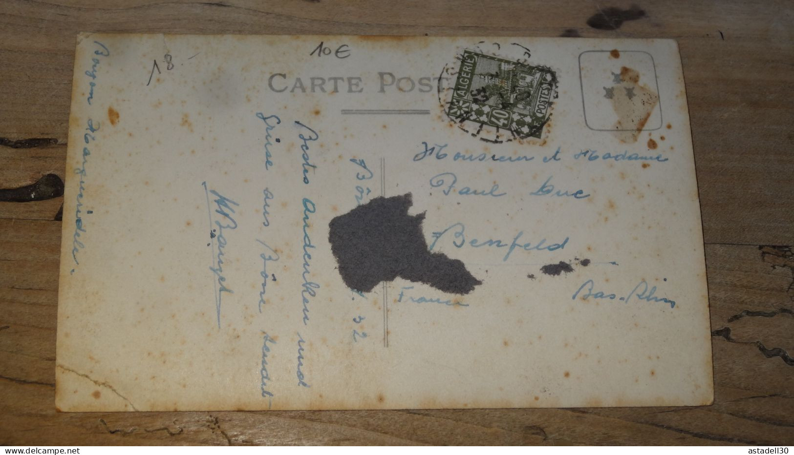 Carte Photo De BONE  ............ 240424-18770 - Autres & Non Classés