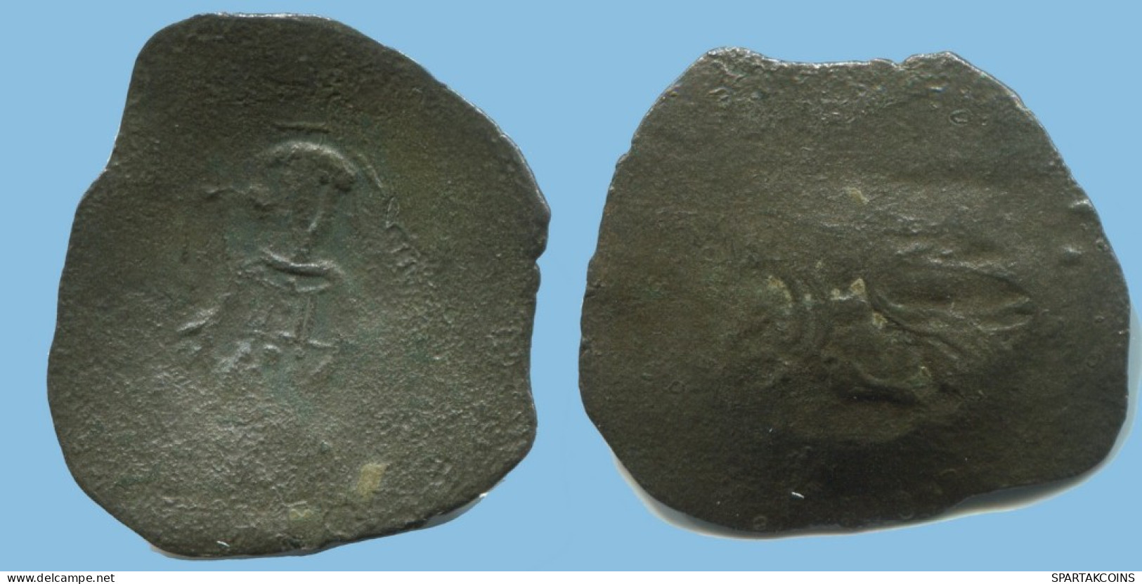 TRACHY BYZANTINISCHE Münze  EMPIRE Antike Authentisch Münze 1.6g/24mm #AG581.4.D.A - Byzantium
