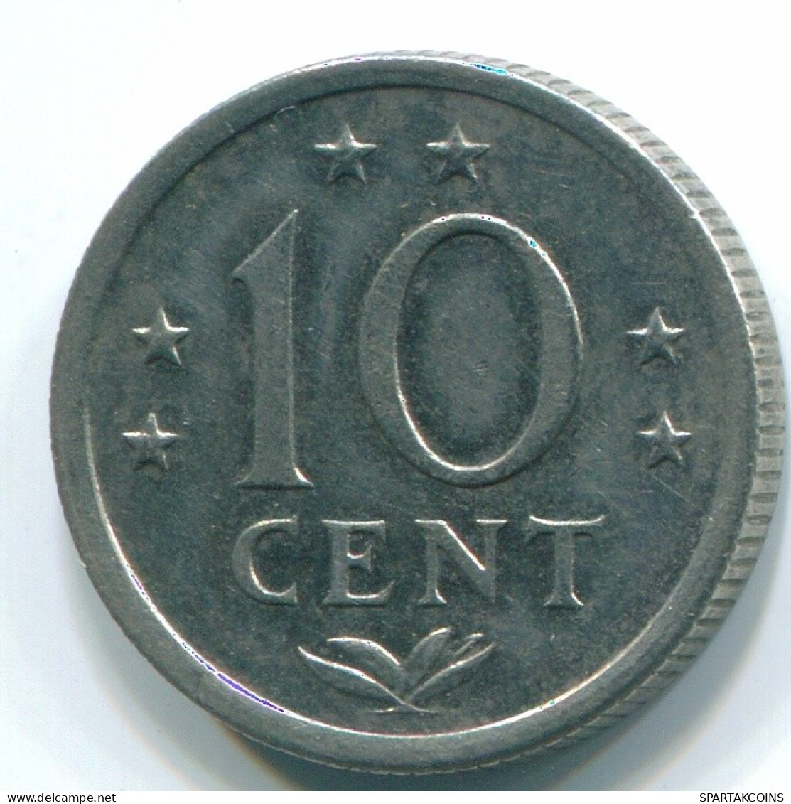 10 CENTS 1971 NIEDERLÄNDISCHE ANTILLEN Nickel Koloniale Münze #S13473.D.A - Netherlands Antilles