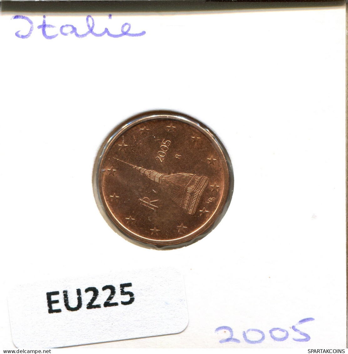 2 EURO CENTS 2005 ITALIEN ITALY Münze #EU225.D.A - Italia