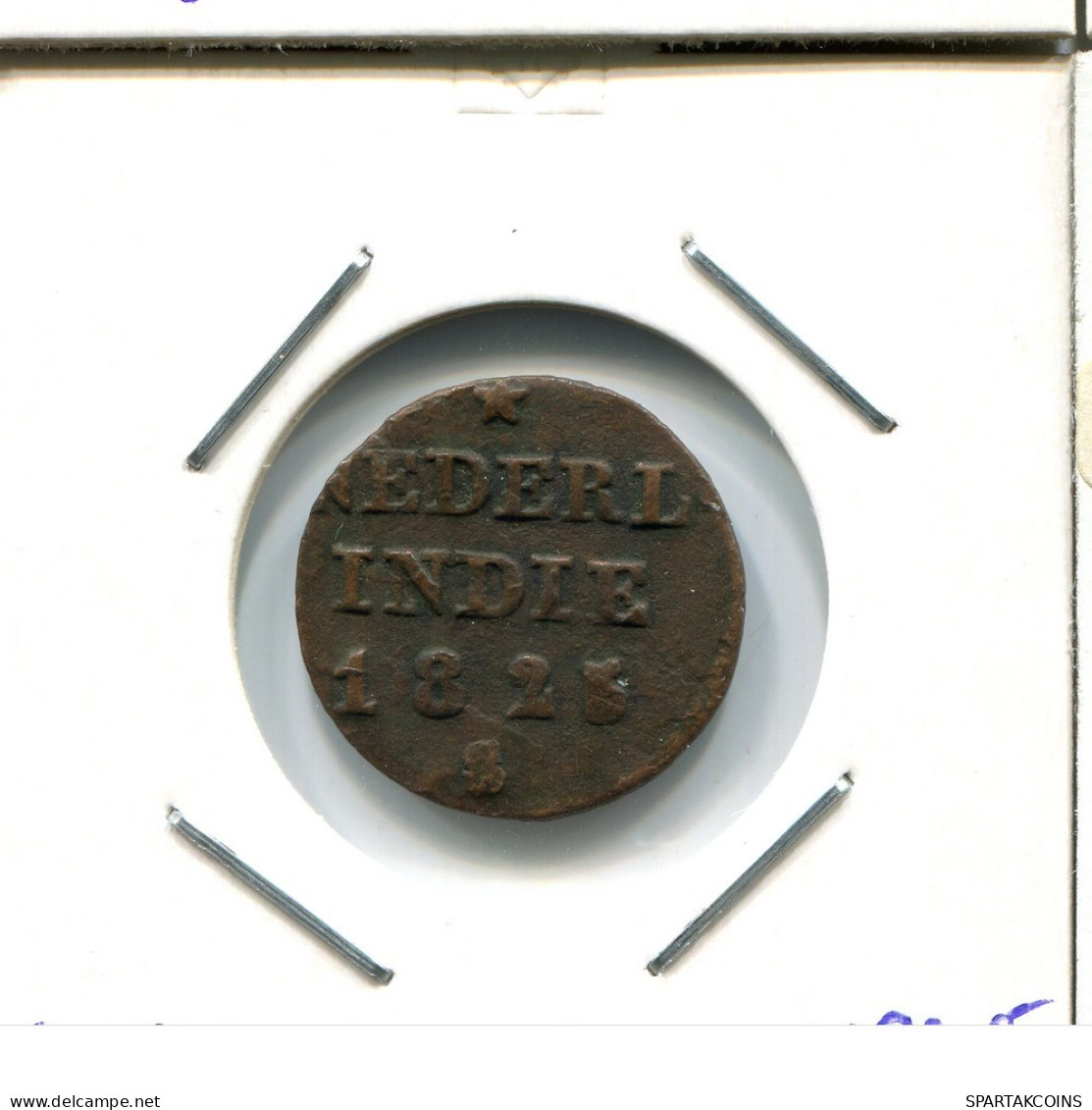 1825 S 1/4 STUIVER NEERLANDÉS NETHERLANDS EAST INDIA (SUMATRA) #VOC1365.7.E.A - Niederländisch-Indien