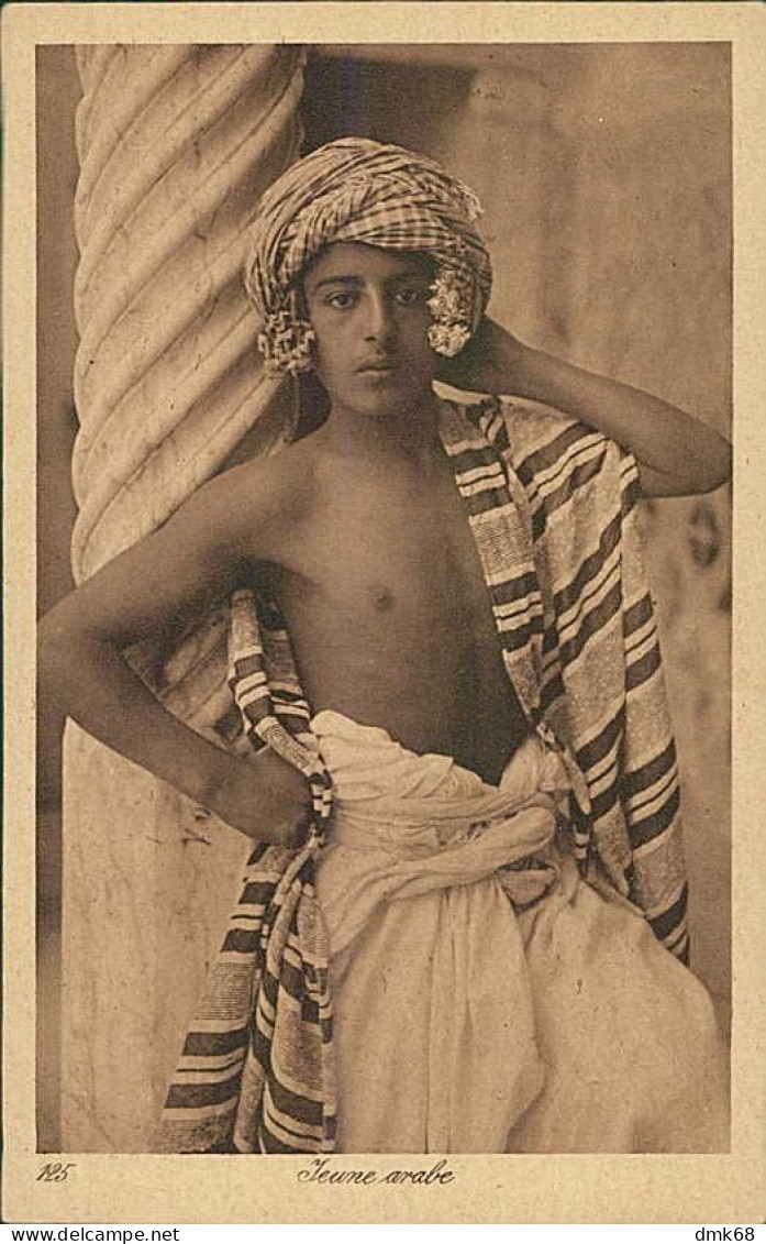 AFRICA - LIBYA - LEHNERT & LANDROCK EDITEURS - JEUNE ARABE - YOUNG ARAB / BARE CHEST - N. 125 (12562) - Libyen