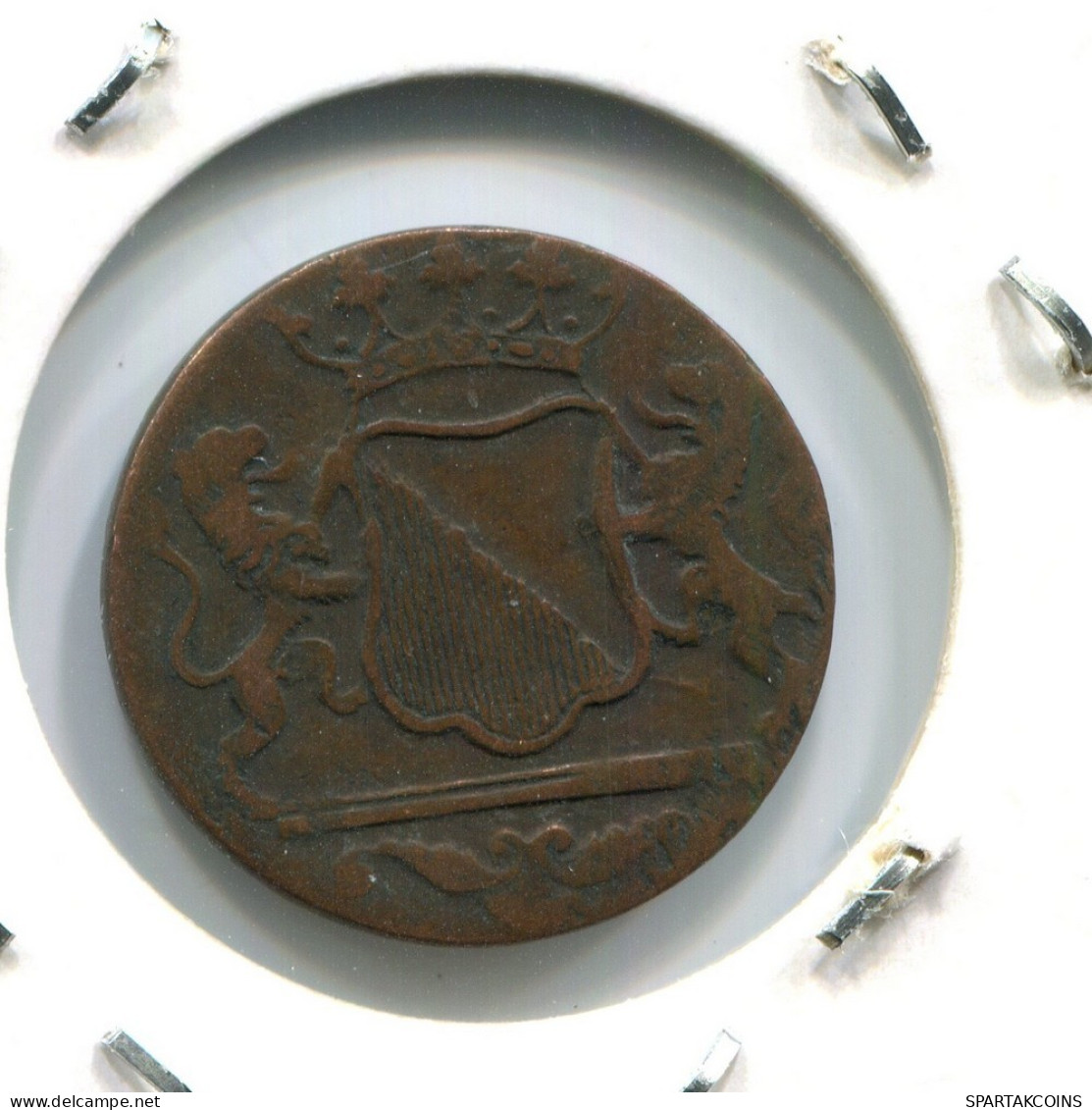 1790 UTRECHT VOC DUIT NEERLANDÉS NETHERLANDS Colonial Moneda #VOC1659.10.E.A - Niederländisch-Indien