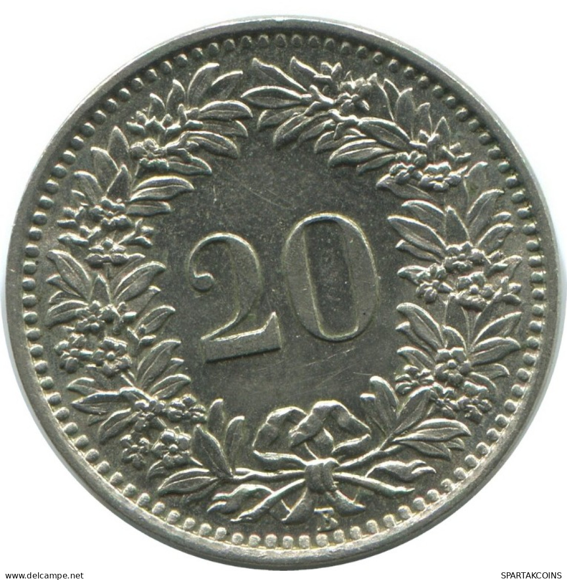 20 RAPPEN 1960 B SWITZERLAND Coin HELVETIA #AD959.2.U.A - Sonstige & Ohne Zuordnung