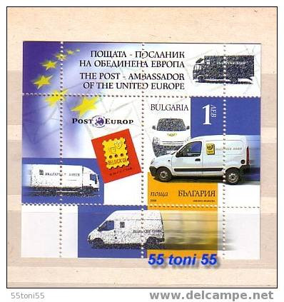 2006  The Post - Ambassador Of The United Europe S/S- MNH  Bulgaria /Bulgarie - Ongebruikt