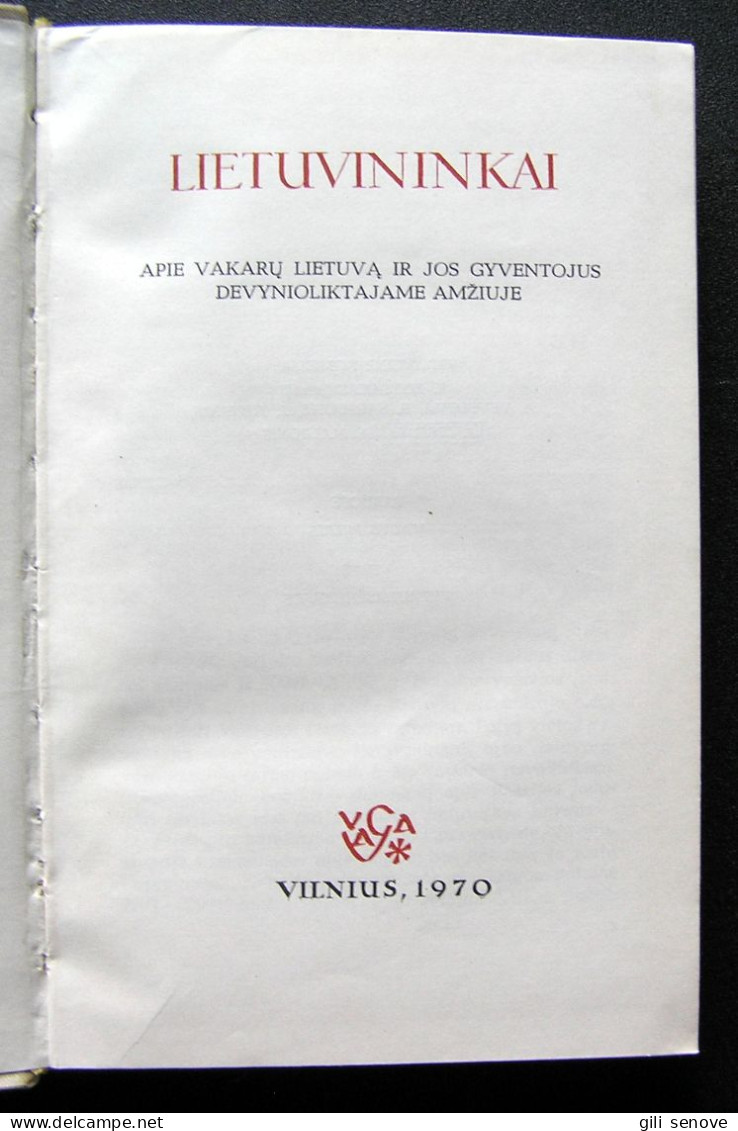Lithuanian Book / Lietuvininkai 1970 - Culture