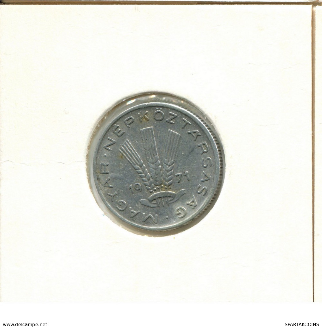 20 FILLER 1971 HUNGARY Coin #AY444.U.A - Hongrie