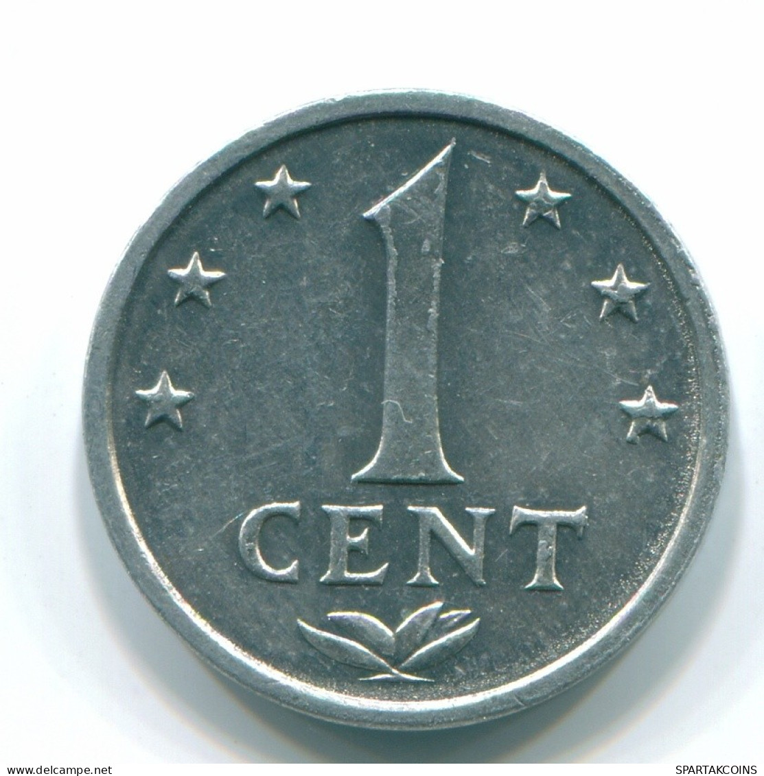 1 CENT 1980 ANTILLAS NEERLANDESAS Aluminium Colonial Moneda #S11185.E.A - Antille Olandesi
