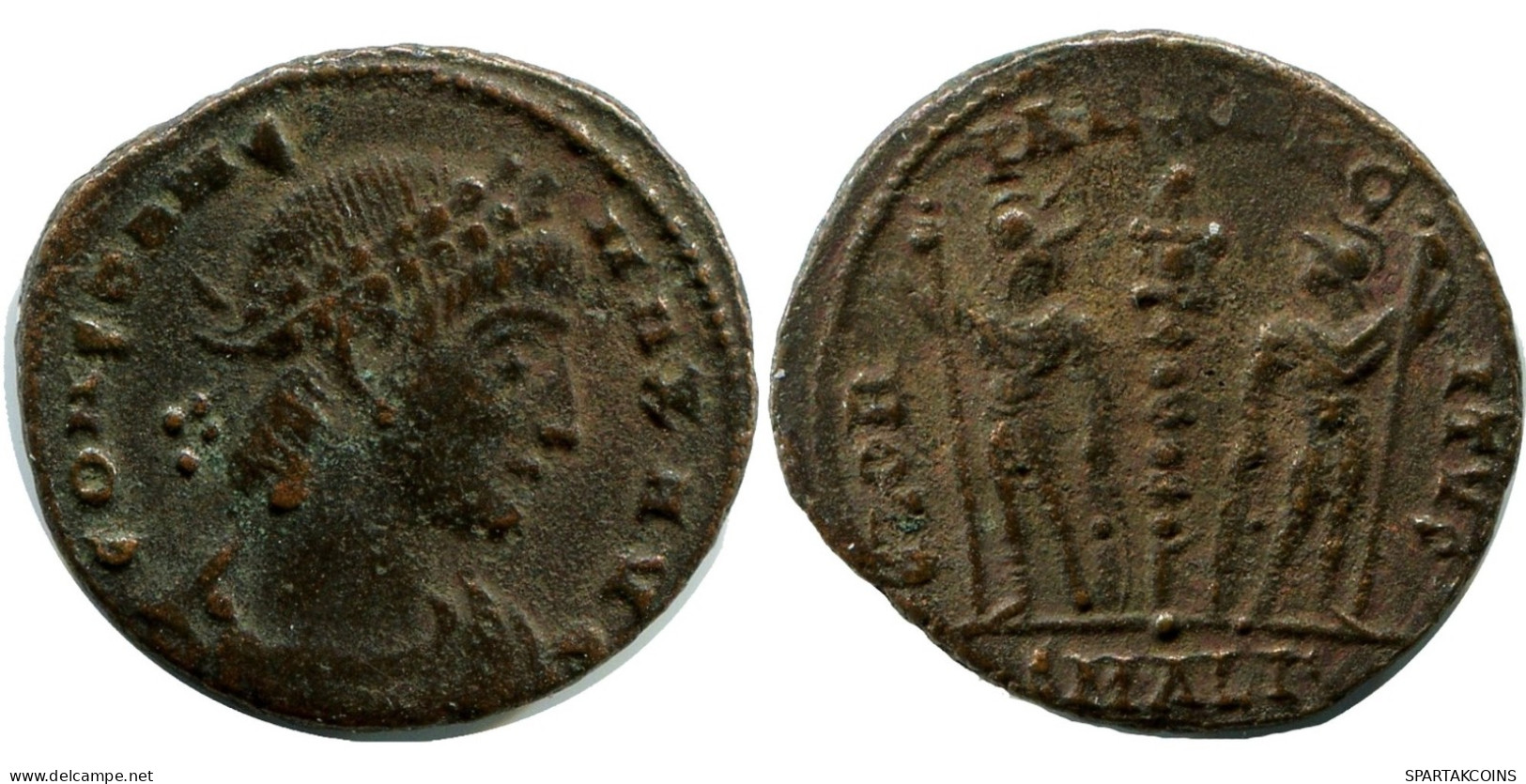 CONSTANS MINTED IN ALEKSANDRIA FROM THE ROYAL ONTARIO MUSEUM #ANC11430.14.D.A - L'Empire Chrétien (307 à 363)